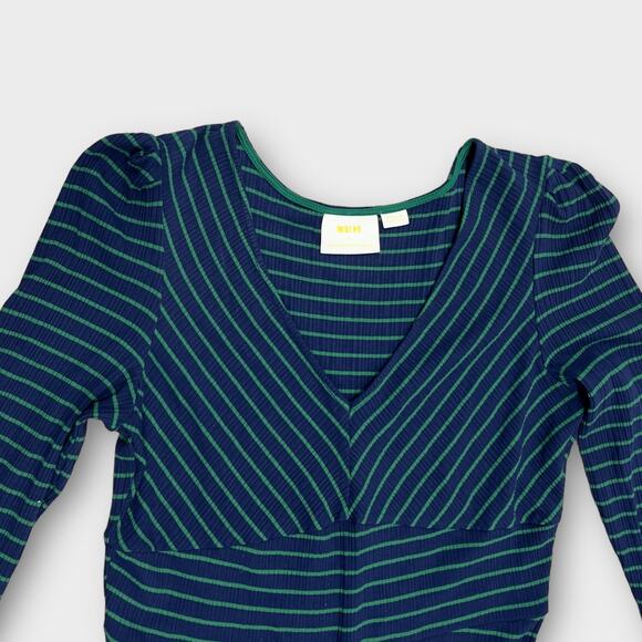 ANTHROPOLOGIE By MAEVE FLORES STRIPED DRESS Women’s Size: M - Picture 4 of 9